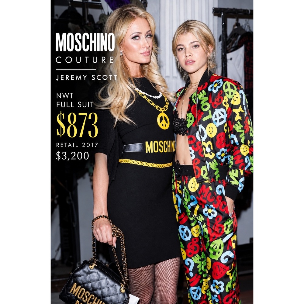 Moschino Couture Jermey Scott Full Set NWT Deadstock Rare